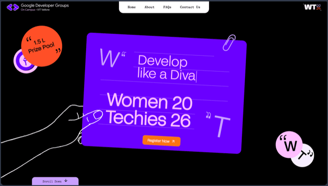 Women Techies Showcase screenshot